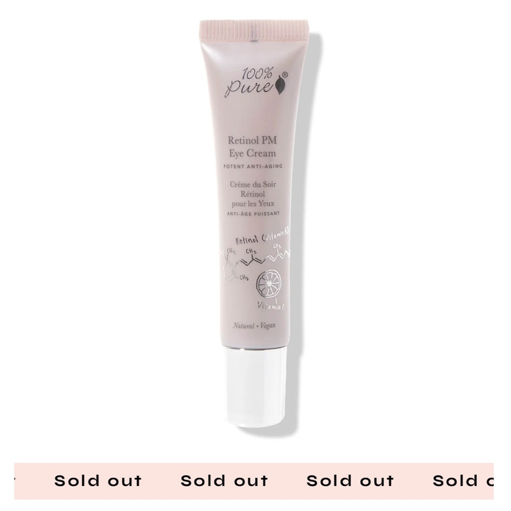 🆕 100% Pure Retinol PM Eye Cream